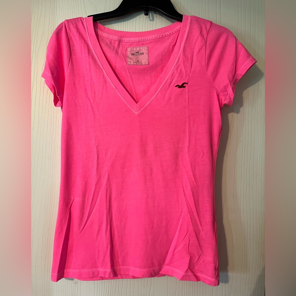 Hollister pink t